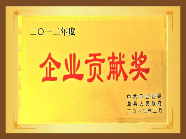 企（qǐ）業貢獻（xiàn）獎